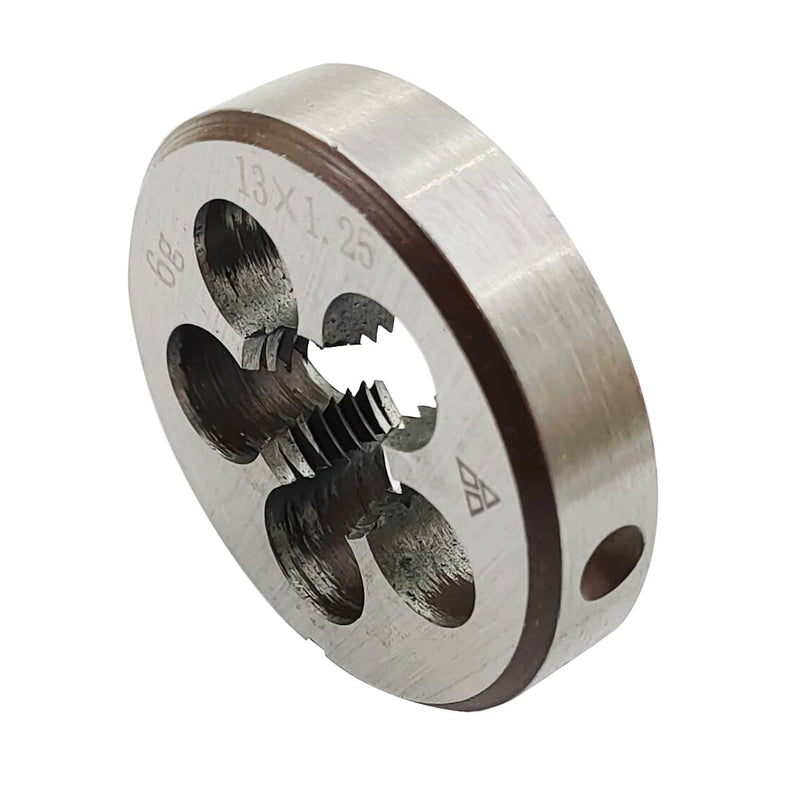 [Australia - AusPower] - M13×1.25 Silver HSS Metric Tap Set Tap and Round Thread Die Right Handed HSS Taper M13 × 1,25 
