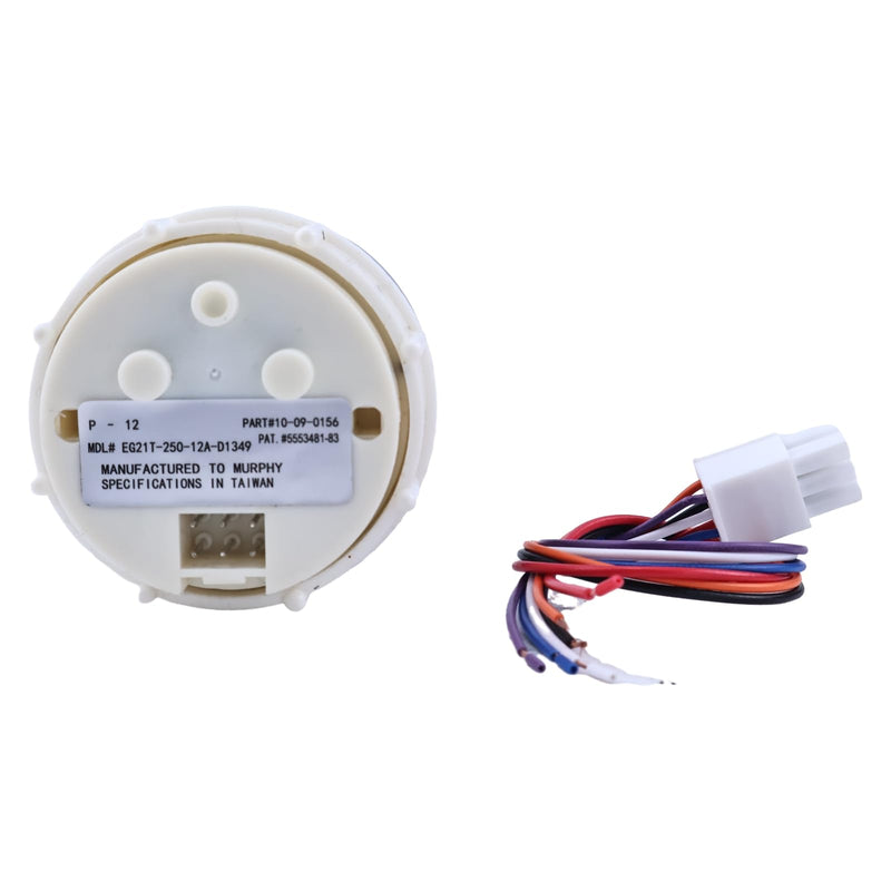 [Australia - AusPower] - Electric Temperature Gauge EG21T-250-12 Replace for Murphy 10701286 