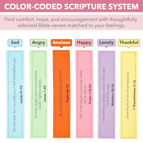 Mr. Pen- Color Coded Bible Verse Jar, 108 Bible Verse Cards in a Jar