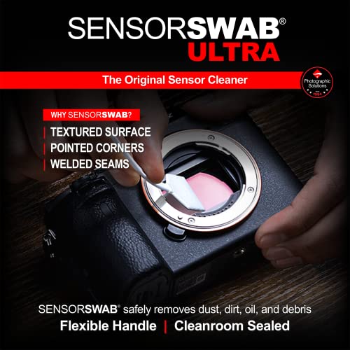 Photographic Solutions Digital Survival Kit - Type-3 (24mm) Sensor Swabs, PEC-PAD Photo Wipes, E-Wipe Packet, Eclipse Optic Cleaning Fluid - Camera Cleaning Kit with Travel Bag Type-3 (24mm)