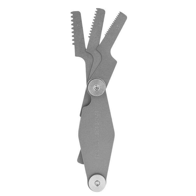 [Australia - AusPower] - Thread Pitch Gauge, T Thread Pitch Gauge, T Shaped Trapezoidal Thread Screw Thread Pitch Cutting Measuring Tool(#2) 