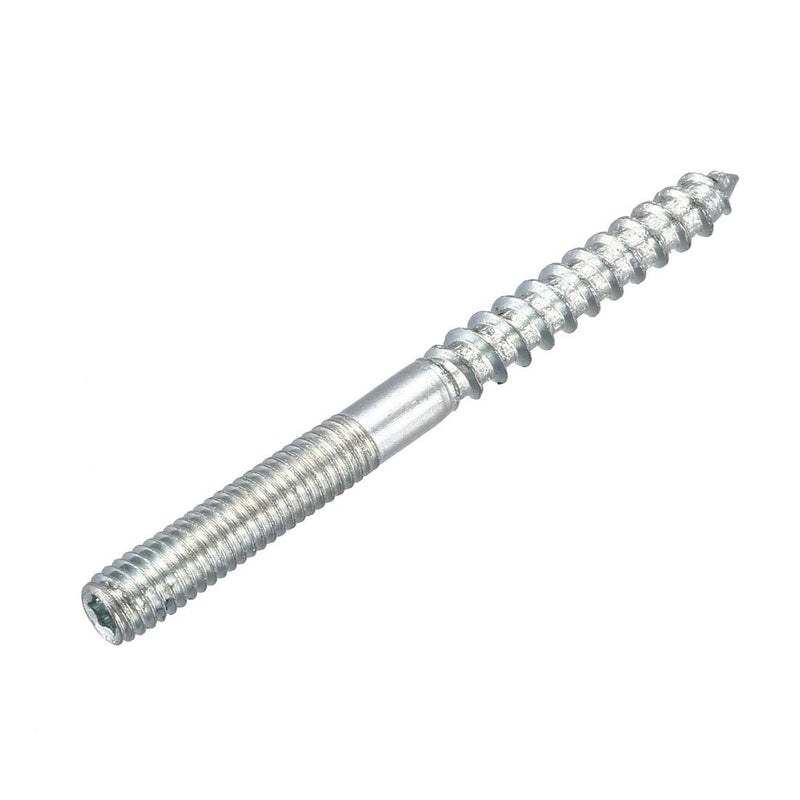 [Australia - AusPower] - uxcell M6 Hanger Bolts Length 2-3/4"(70mm) Double Headed Bolts Self-Tapping Screw 6mm Wood Joint Furniture Legs 8pcs M6x70mm 8 