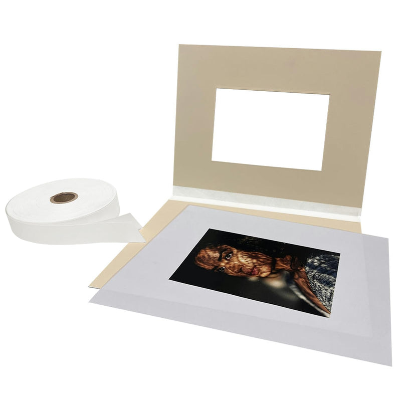 Lineco Pressure Sensitive Polyethylene Tyvek Tape, 1" x 150 ft, White, 1 Roll Average LIN-804-0150