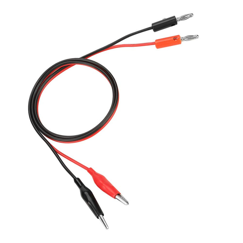 [Australia - AusPower] - Banana Plug to Alligator Clip Test Lead Cable Line Wire Output Cable Line Multimeter Banana Plugs to Clip Test Probe Lead Wire 30V 5A 80cm Test Leads Set for DC Regulated Power Supply 