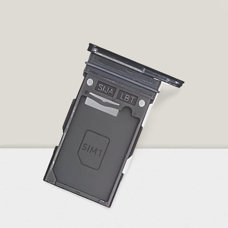 [Australia - AusPower] - Replacement Sim Card Tray for Samsung Galaxy S22 Ultra SM-S908U S908U1 (Phantom Black) - Single Sim USA Version 