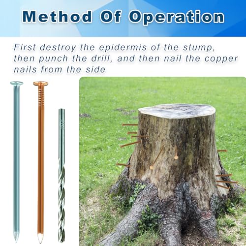 BMIROAMDFE solid pure copper masonry nails and steel drill nails, 26-count, 3.48-inch copper nail set