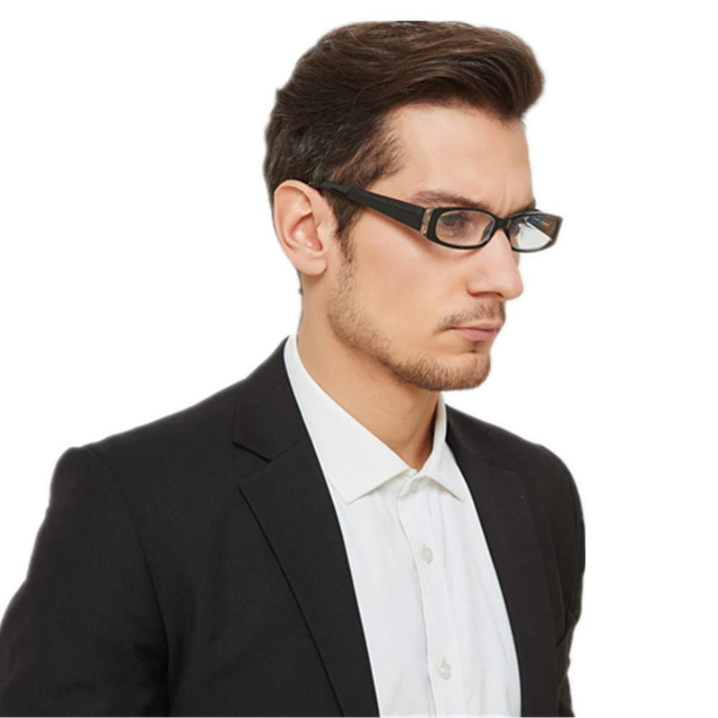 [Australia - AusPower] - 5 Pack Spring Hinge Reading Glasses Rectangular Fashion Quality Readers for Men and Women (5 Pack Mix, 2.5) 5 Pack Mix 2.5 x 
