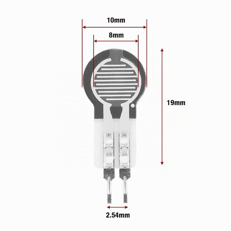 Watris Veiyi Pack of 2 Pressure Sensors, Load Cell, 20g ~ 2kg Load Cell for Bed Monitoring, Sleep Monitor, Intelligent Shoes, Intelligent Switch