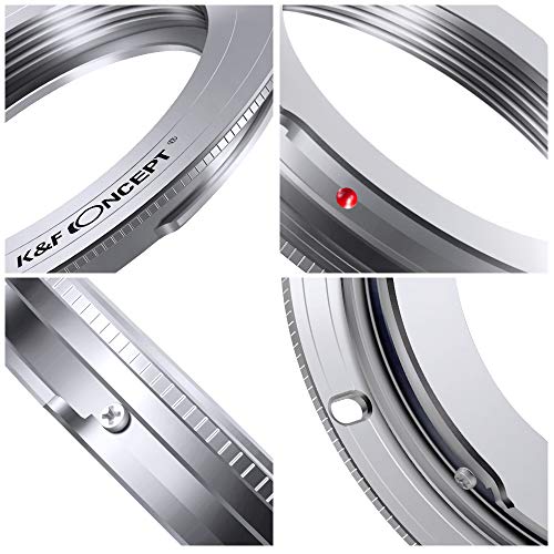 M42 to EOS, K&F Lens Mount Adapter for M42 Mount Lens to EF EF-S Mount DSLR Camera, Compatible for 1300D 200D 750D 80D 800D 7D 6D 5D 77D 1200D 600D 70D