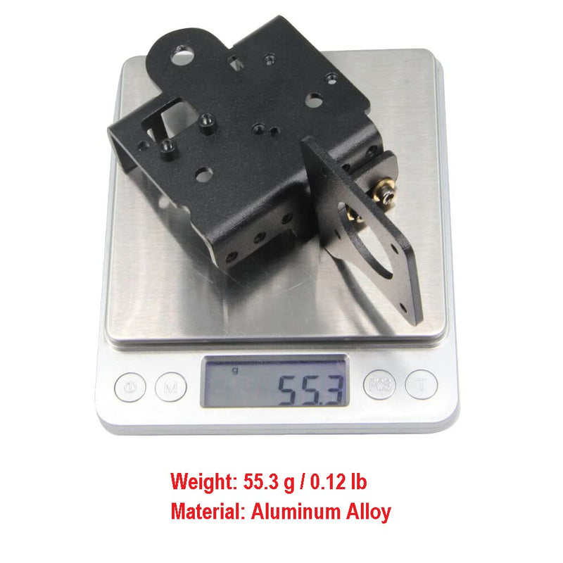 Upgrade Direct Dual Gear Extruder Support Plate Kit with Stepper Motor Easy Print Flexible Filament for Creality Ender 3/CR-10 3D Printer (Direct Plate+Dual Gear Extruder+Stepper Motor) Direct Plate+Dual Gear Extruder+Stepper Motor