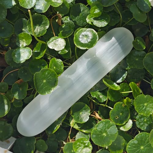 7.9 x 1.6" Polished Selenite Crystal Wand 1.2 lb Large Selenite Stick