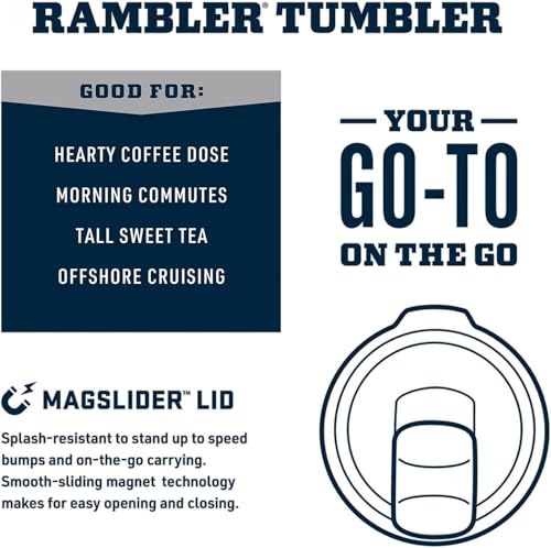 YETI Rambler 30 oz Tumbler, Stainless Steel, Vacuum Insulated with MagSlider Lid, Cape Taupe