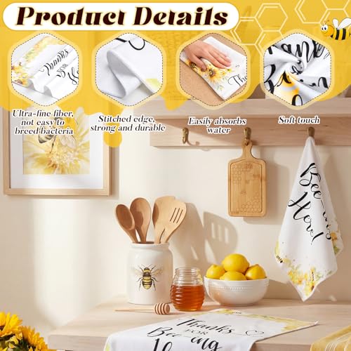 Nuenen baby shower game prizes bee mini charcuterie board, rectangle cheese server with decorative bee design.