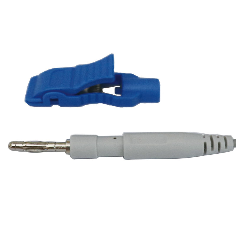 [Australia - AusPower] - 10pcs EKG ECG Alligator Electrode Clip,Universal Connection for 4.0 Banana Cable 