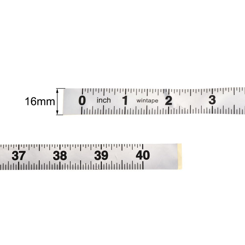 uxcell Self-Adhesive Measuring Tape with Fractions 40 Inches Workbench Ruler, Left to Right Sticky Measure Tape for Woodworking, Saw, Drafting Table (Pack of 2) 40" (Pack of 2)
