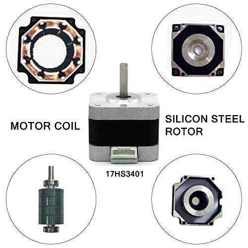 NEMA17 Stepper Motor High Torque Bipolar DC Step Motor Kit for CNC XYZ 3D Printer