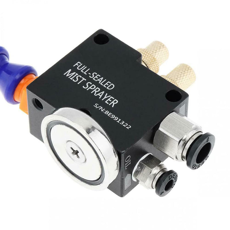 SPORTARC Mist Lubrication Coolant Spray System Metal Mist Coolant Lubricant Spray System Hose for CNC Router Machine Cooling