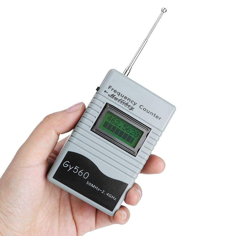 Car Frequency Counter, Car Walkie Talkie Frequency Meter, GY560 Portable 50MHz to 2.4GHz Frequency Counter Two-Way High Frequency Measuring Tool for Cars