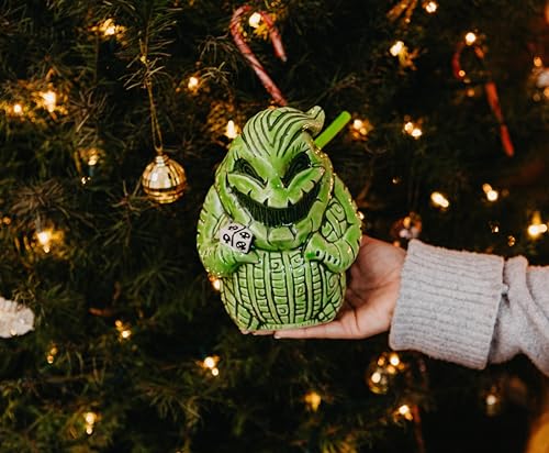 Geeki Tikis Disney The Nightmare Before Christmas Oogie Boogie Ceramic Mug | Party Cocktail Tumbler For Liquor and Beverages | Holds 24 Ounces