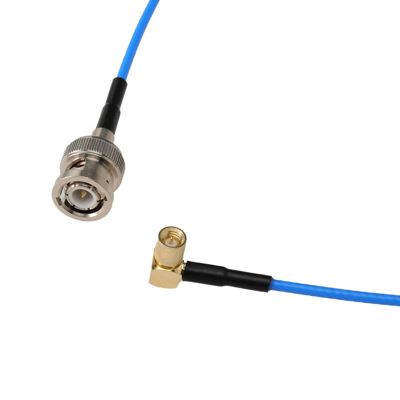 DRRI BNC Male to 10-32 UNF Microdot Male Acceleration Sensor Vibration Sensor Test Cable (RA BNC-M5, 2M / 79inch) RA BNC-M5