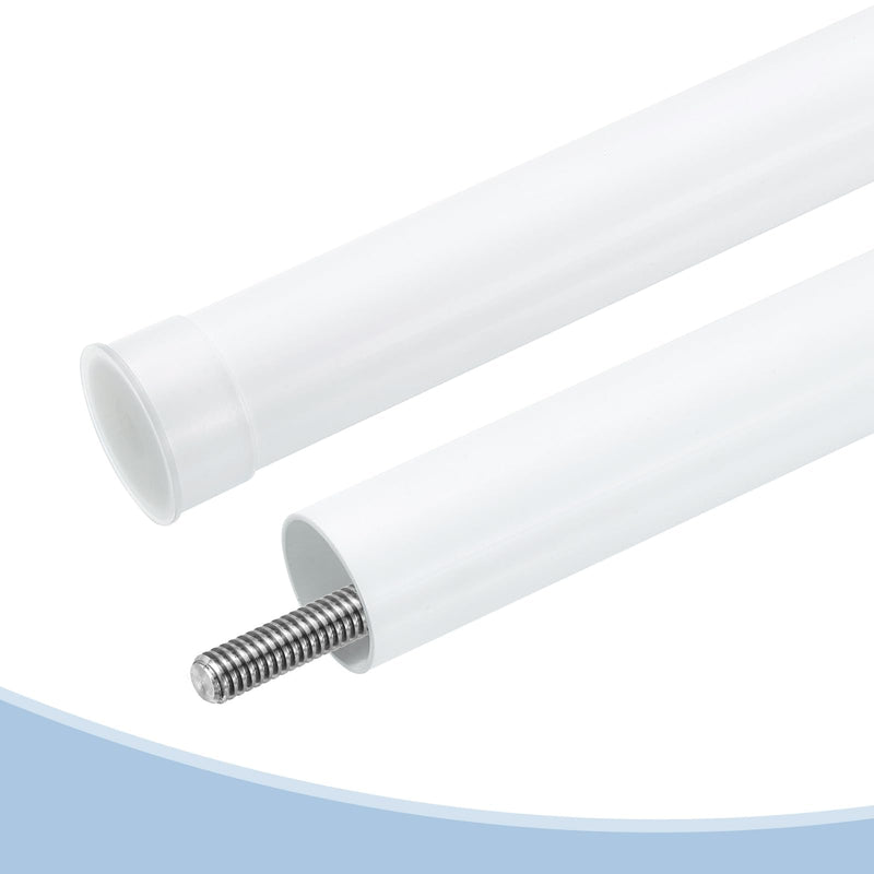 [Australia - AusPower] - uxcell 1100mm Tr8X1 Lead Screw with Brass Nut (1mm Pitch, 1 Start, 1mm Lead), 304 Stainless Steel Screw Bar Printer Upgrade Parts with Plastic Packaging Tube, Silver 
