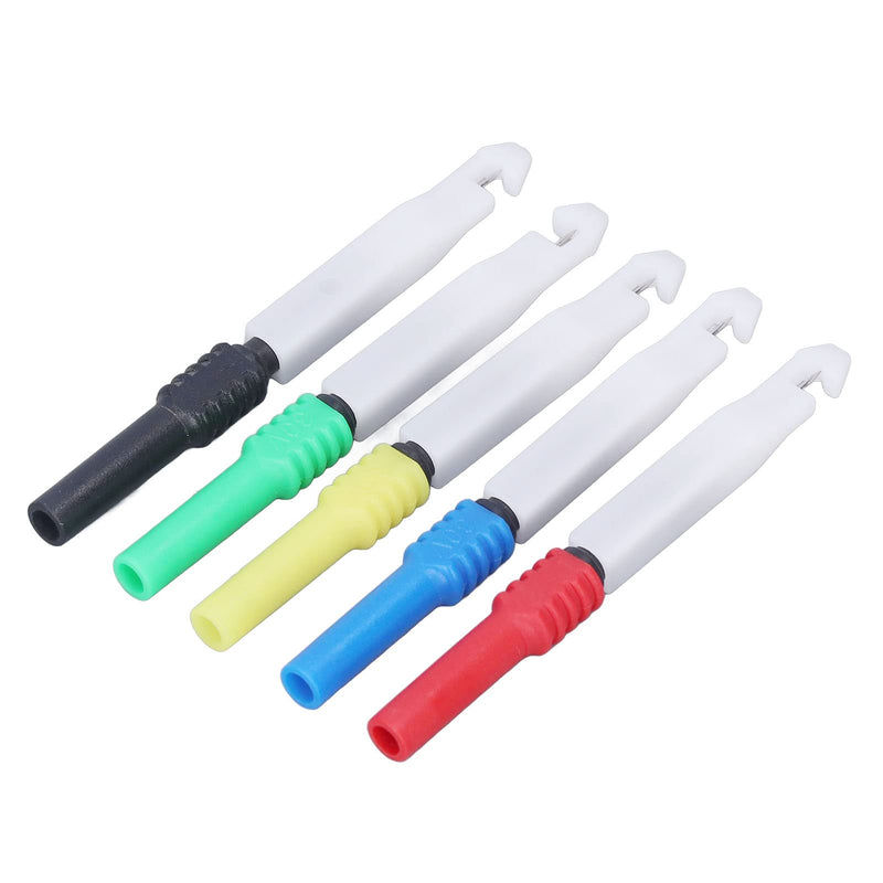 [Australia - AusPower] - Wire Piercing Test Needles Set, 0.7mm, 5 Colors, 30VAC-60VDC, for Automotive Diagnostics 