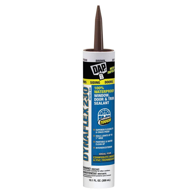 [Australia - AusPower] - 12 Pack of 10.1 oz Dap 18302 Dynaflex 230 Brown Premium Window, Door, and Trim Sealant 