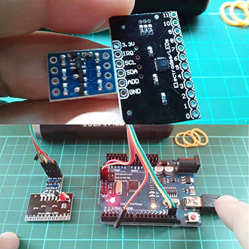 5 pcs MPR121 Breakout V12 Proximity Capacitive Touch Sensor Module Keyboard Touch Sensor Keyboard Development Board with pin header DuPont cable