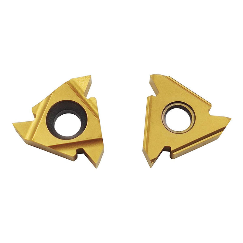 Pack of 10 16 AG60 CNC indexable threading carbide blade.