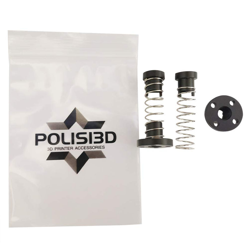 [Australia - AusPower] - 2-Pack 3D Printer TR8x8 T8 Pitch 2mm POM Anti Backlash Nuts for Lead 8mm Acme Threaded Rod Eliminate The Gap Spring DIY CNC Accessories (8mm Lead of Thread) 8mm Lead of Thread 