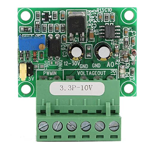 FTVOGUE 3.3V PWM to 0-10V Voltage Converter D/A Digital Analog PLC Conversion Module