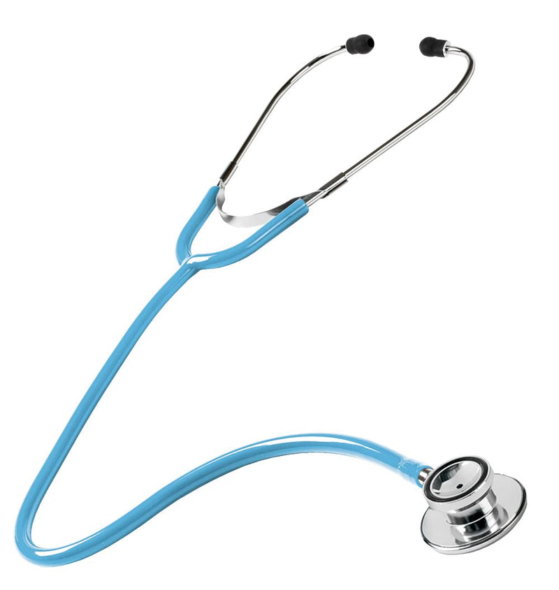 NCD Medical Ciel Blue Tubing Dual Head Stethoscope Sky Blue