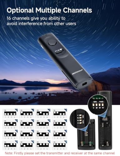 PROfezzion 164ft Remote Shutter Release Wireless for Select Sony Cameras For Sony USB-C Port