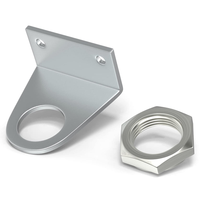 [Australia - AusPower] - TAILONZ PNEUMATIC Cylinder Connecting Rod Splint mounting Bracket 2PCS and nut 2PCS, MA/MAL Pneumatic Parts, Suitable for 20mm,25mm Cylinder Diameter LB tripod-20/25 