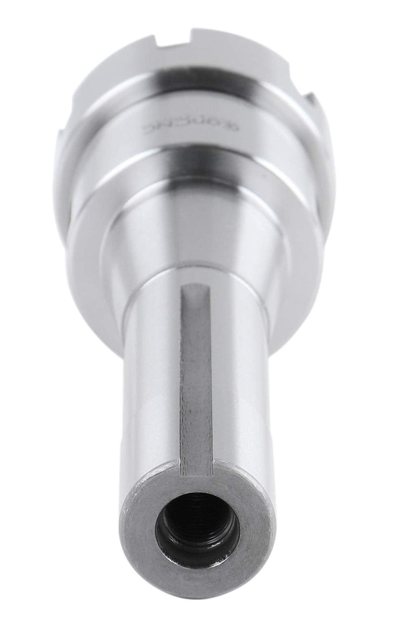 Accusize Industrial Tools R8 Shank Er32 Collet Chuck, Max RPM: 8000 RPM, 7/16''-20 Drawbar End, Max TIR 0.0002'' O.D to I.D. 0223-0232 | Drawbar End 7/16 in-20, Max TIR 0.0002 in O.D to I.D, Slotted Nut, 0.08-0.787 in Capacity R8-ER32