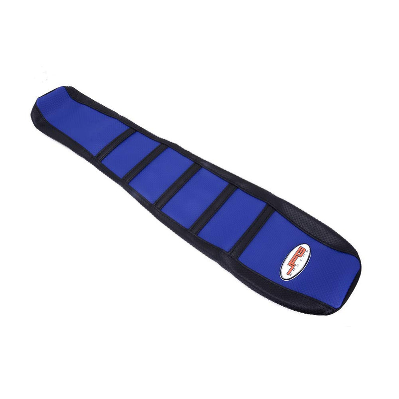 JFG RACING Dirt Bike Seat Cover,Motorcycle Cushion with Non-Slip Rubber Striped for YZ85 2002-2025 - Blue