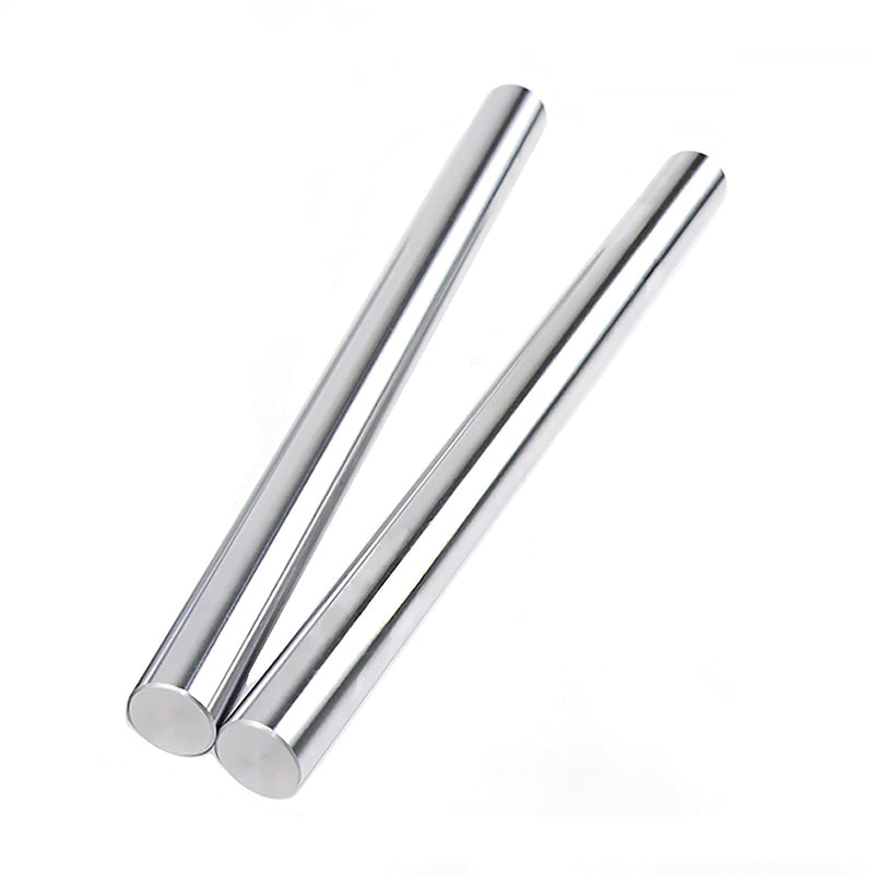 Linear Motion Rod Shaft Guide D 12mm x L 19.69 inch / 500mm Case Hardened Chrome Plated for 3D Printer, DIY, CNC - Metric h8 Tolerance, 2Pcs L:19.69 in / 500mm Diameter:12mm