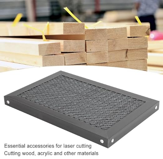 Fyearfly Honeycomb Cutting Board,Honeycomb Working Table, 300x200x22mm Honeycomb Laser Bed, Iron Laser Cutting Bed for CO2 Laser Engraver Laser Cutting Machine