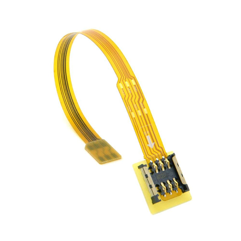 [Australia - AusPower] - CableCC Micro SIM Card to Nano SIM Kit Male to Female Extension Soft Flat FPC Cable Extender 10cm Nano-Micro SIM 