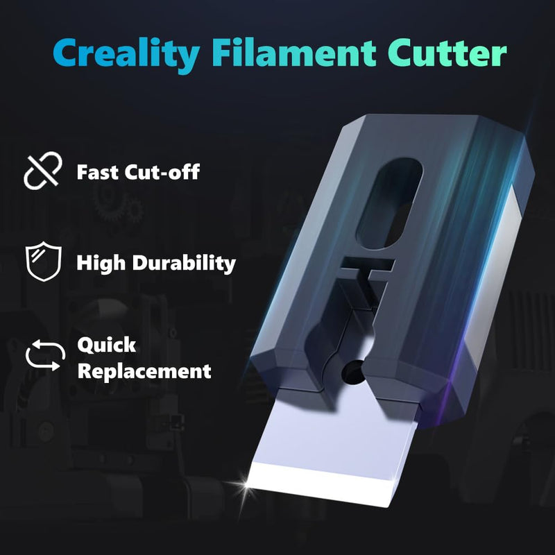 [Australia - AusPower] - Creality K2 Plus Filament Cutter, Original Creality K2/ K2 Pro Combo Filament Cutter Module Accessories, Fast Cut Off Filaments, High Durability and Quick Replacement Parts for 3D Printers (10PCS) 10PCS-K2 Series 