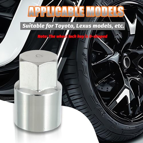 HUAREW D-Wheel locking lug nut removal tool for automotive lug nuts