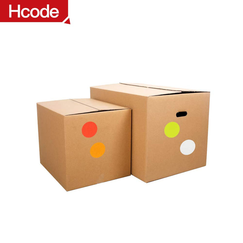 Hcode 1 Inch Color Coding Label Price Stickers Garage Sale Stickers Blank Yard Sale Round Permanent Adhesive Dots Stickers Glossy Writable Paper Labels 1000 Pieces (Fluorescent Yellow) Fluorescent Yellow - NewNest Australia
