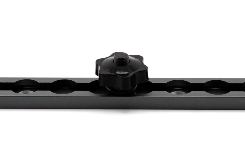 [Australia - AusPower] - VanEssential L-Track Fastening Knob Single Stud Bolt M10 x 1.0 Thread (Metric) Plastic Venture Track Accessory Black - 2pcs Knobs (2 Pack) 