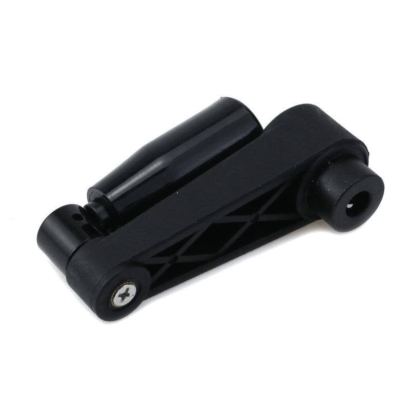 [Australia - AusPower] - 3.35-Inch Length Foldable Crank Handle Nylon Swivel Rocker Handle for Industrial Machine Tools or Other Equipments (Hole Diameter 8mm) 8mm Hole 
