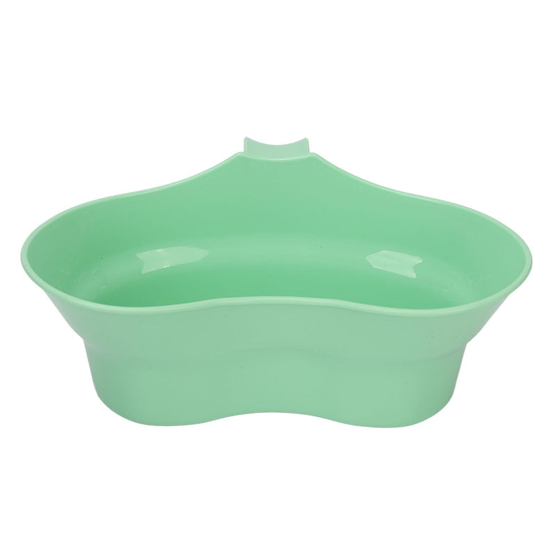 [Australia - AusPower] - 300ml Oral Care Basin Cup with Hanging Handle Design Inward Curved Vomit Bowl Tooth Brushing Tray for Elderly Bedridden 