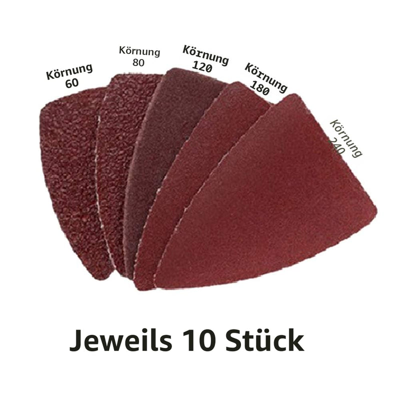 MOVKZACV Finger Sanding Pad, Oscillating Multi-Tool Finger Sanding Pads Accessories Kits, Oscillating Saw Sanding Set Triangle Sanding Pad Polishing Finger Sandpaper Set