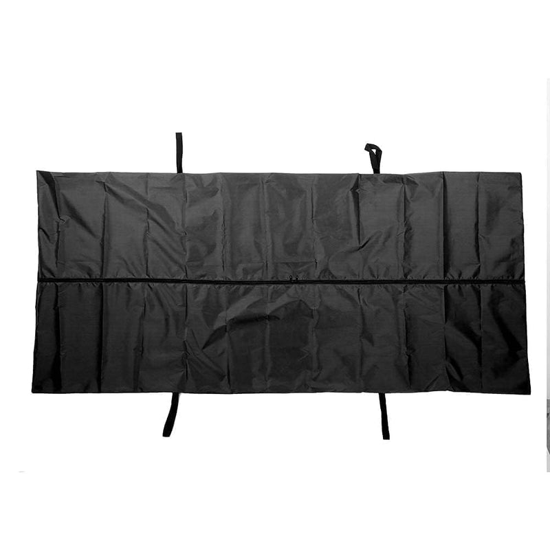Body Bag, 210D Waterproof Leak Can, Body Bag, Animal Stretcher Medical Duffel Bag with 4 Carrying Tyres, Funeral Supplies (Black)