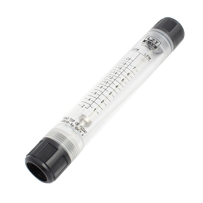 [Australia - AusPower] - uxcell A11120300ux0019 1/2 Inch Female Thread 0.2-2.0 GPM 1-7 LPM Water Liquid Inline Flowmeter LZM-15 