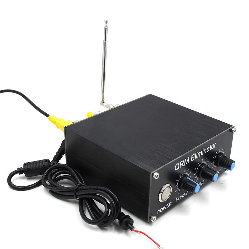 QRM Eliminator Bands HF X-Phase 1MHz to 30MHz Signal Suppressor QRM Aluminum Alloy Signal Remover with Dial and Button