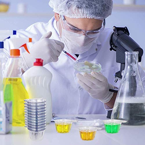 Urine Cups Pack of 100 Urine Sample Cups Transparent Urine Cups for Ovulation Test, Pregnancy Test pH Test